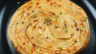 लच्छा परांठा बनाने की आसान विधि - Lachha Paratha - Multi Layered Lachha Paratha Recipe