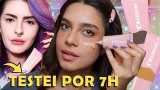 RESENHA da BASE COSMOS de KAREN BACHINI BEAUTY | Testei o tom oliva 