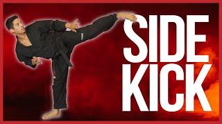 Learn How to Karate Side Kick with World Champion Justin Ortiz