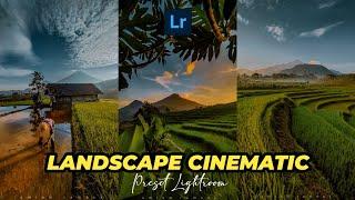 FREE 50+ PRESET LIGHTROOM | LANDSCAPE CINEMATIC | LIGHTROOM TUTORIAL