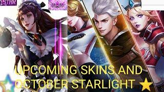October Starlight and Some upcoming Skins of Mobile Legend 2019