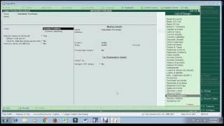How to enter INTERSTATE PURCHASE ENTRY/PURCHASE INVOICE with GST in Latest version of TALLY.ERP9