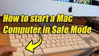 How to start a Mac Computer in Safe Mode