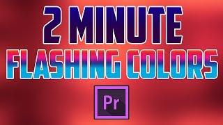 Premiere Pro CC : How to Create a Flashing Color Text Effect Animation