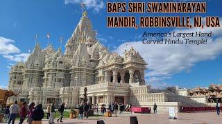 AMERICA'S LARGEST HINDU TEMPLE Visiting the Akshardham Mahamandir in Robbinsville New Jersey | 2023