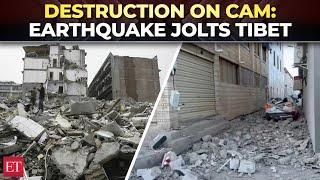 Caught on cam: Destruction unfolds on Tibet-Nepal border after powerful earthquake