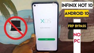 Infinix Hot 10 (X682c) Frp Bypass Reset Google Account Lock Android 10 Q || infinix hot frp bypass