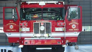 City of Kissimmee, FL Fire Department Tower 11 Responding to medical call 9/9/2023