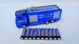 Unboxing Super 6000 Fast Trailer City  Police, Police Car Satlantas.