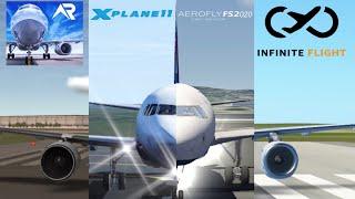 Mobile Flight Simulator Comparison Unbiased - Infinite Flight | X-Plane Mobile | RFS | AEROFLY 2020