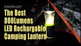 The Best 800 Lumens LED Rechargeable Camping Lantern | Portable Flashlight