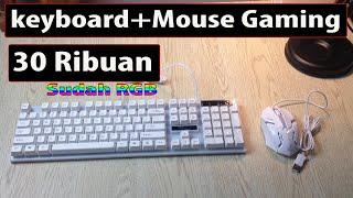 KEYBOARD GAMING PALING MURAH? // KEYBOARD DAN MOUSE GAMING ALA-ALA