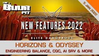Elite Dangerous Horizons & Odyssey: New Features in 2022 |  Engineering Balance, CQC, AI SRV & More