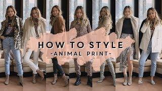 HOW TO STYLE - ANIMAL PRINT LOOKBOOK (7 Pieces, 21 Outfits) | Victoria Hui