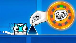 Geometry Dash, но меня ТРОЛЛИТ РУЛЕТКА СОБЫТИЙ