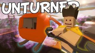 Unturned Funny Moments with Friends (Arrow Raids, Flying Fails, Glitching Planes, and More!)