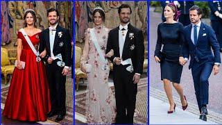 Swedish Couple: Outstanding and classic princess and prince Dresses