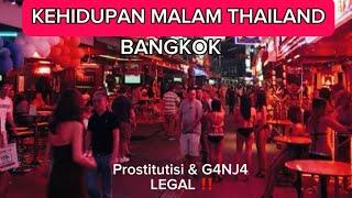 Sisi Gelap Kehidupan Malam di Kota Bangkok Thailand !! 