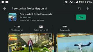 Free survival:fire battlegrounds game download