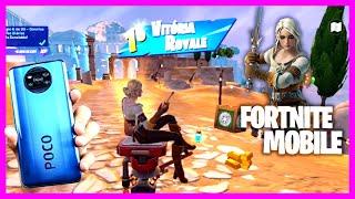 FORTNITE MOBILE 60 FPS GAMEPLAY *UPDATE 30.20* POCO X3 PRO 8/256 - SNAPDRAGON 860.