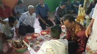 Simbol Pengikat Pernikahan Suku Dayak Siang||Duduk Makan & Minum Bersama