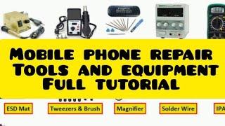 mobile phone repair tools and equipment  || DE GREAT TECH