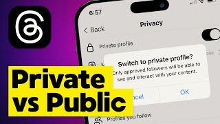 How to Switch to Private Profile on Threads App