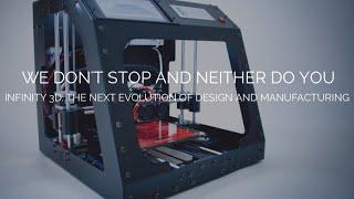 Revolution 3D Printers Introducing the INFINITY 3D Single and Dual Extruder Printer