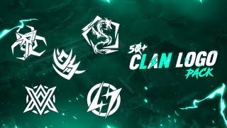 CLAN LOGO LOGO ||50+ CLAN LOGO PACK || COOL LOGO PACK || SILENT GFX