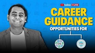 Career Opportunities for CFA & FRM Candidates | Live Session | Fintelligents