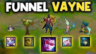 We Had 4 Supports Funnel the Rank 1 Challenger Vayne (good luck enemy team)