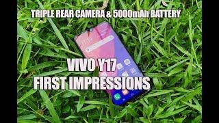 Vivo Y17 with Triple Rear Camera and 5000mAh Battery- Unboxing and First Impressions