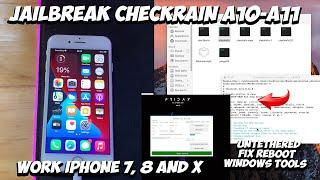 JAILBREAK CHECKRAIN & BYPASS IOS 14-14.2 IPHONE 7, 7 PLUS, 8, 8 PLUS AND X A10-A11 WORK FULL ACCESS