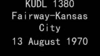 KUDL 1380 Fairway-Kansas City - 13 August 1970