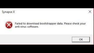 [ how to fix ] failed to download bootstrapper data synapse x (anti-virus) *For Windows 10 Home