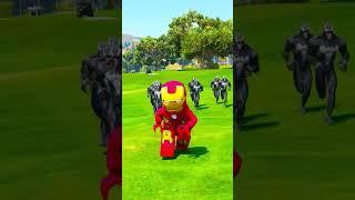 GTA 5:  IRONMAN SAVED HIS SON FROM VENOM  #gta5  #shorts #shortsfeed #superman