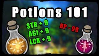 The Wild Darkness - Potions 101 + How to Craft a Stat Potion