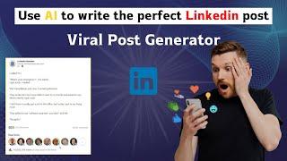 Boost Your LinkedIn Post: Try Viral Post Generator Now! | Viral Post Generator Demo