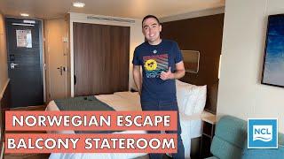 Norwegian Escape - Balcony Stateroom Full Tour - NCL