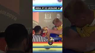 Indian Armwrestler defeats Ukrainian at the World ArmWrestling Championship | Moldova | 2024