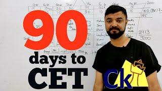 90 days 3 months left for CET! Strategy planning workshop