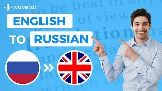 How to Translate English Audio to Russian | AI Audio Dubbing