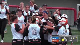 Gwen Svekis Walk off hit vs Pride