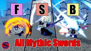 Ranking EVERY Mythical Sword In Blox Fruits! 2024