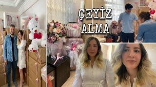 ÇEYİZLERİM GİDİYOR‍️ÇEYİZ KOLİSİ SÜSLEME | TÜM DETAYLAR | Çeyiz alma adeti #vlog