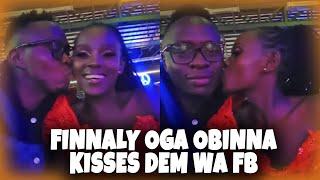 MOMENTS OGA OBINNA AND DEM WA FACEBOOK KISSED