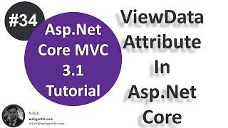 (#34) ViewData Attribute in Asp.Net Core | ViewData vs ViewDataAttribute | Asp.Net Core tutorial