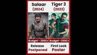 Salaar VS Tiger 3 movie comparison box office collection #viral #trending #shorts #salaar #tiger