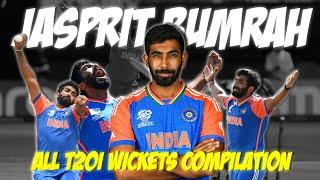 Jasprit Bumrah All T20I Wicket Compilations  | Jasprit Bumrah Amazing Bowling | Cricket Visuals