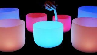 432Hz Crystal Bowls Chakra Healing Sound Bath - Release Negative Energy